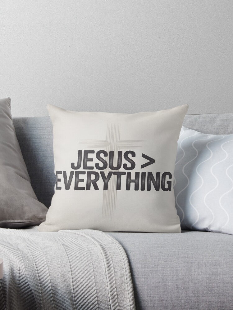 Jesus >Everything Pillow